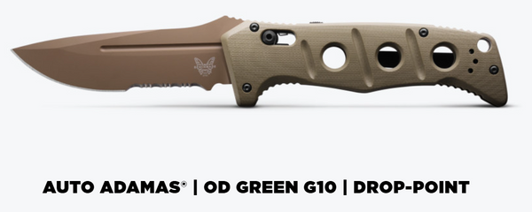 Benchmade 2750SFE-2 Auto Adamas® | OD Green G10 | Drop-point