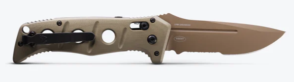 Benchmade 2750SFE-2 Auto Adamas® | OD Green G10 | Drop-point | Partial Serration