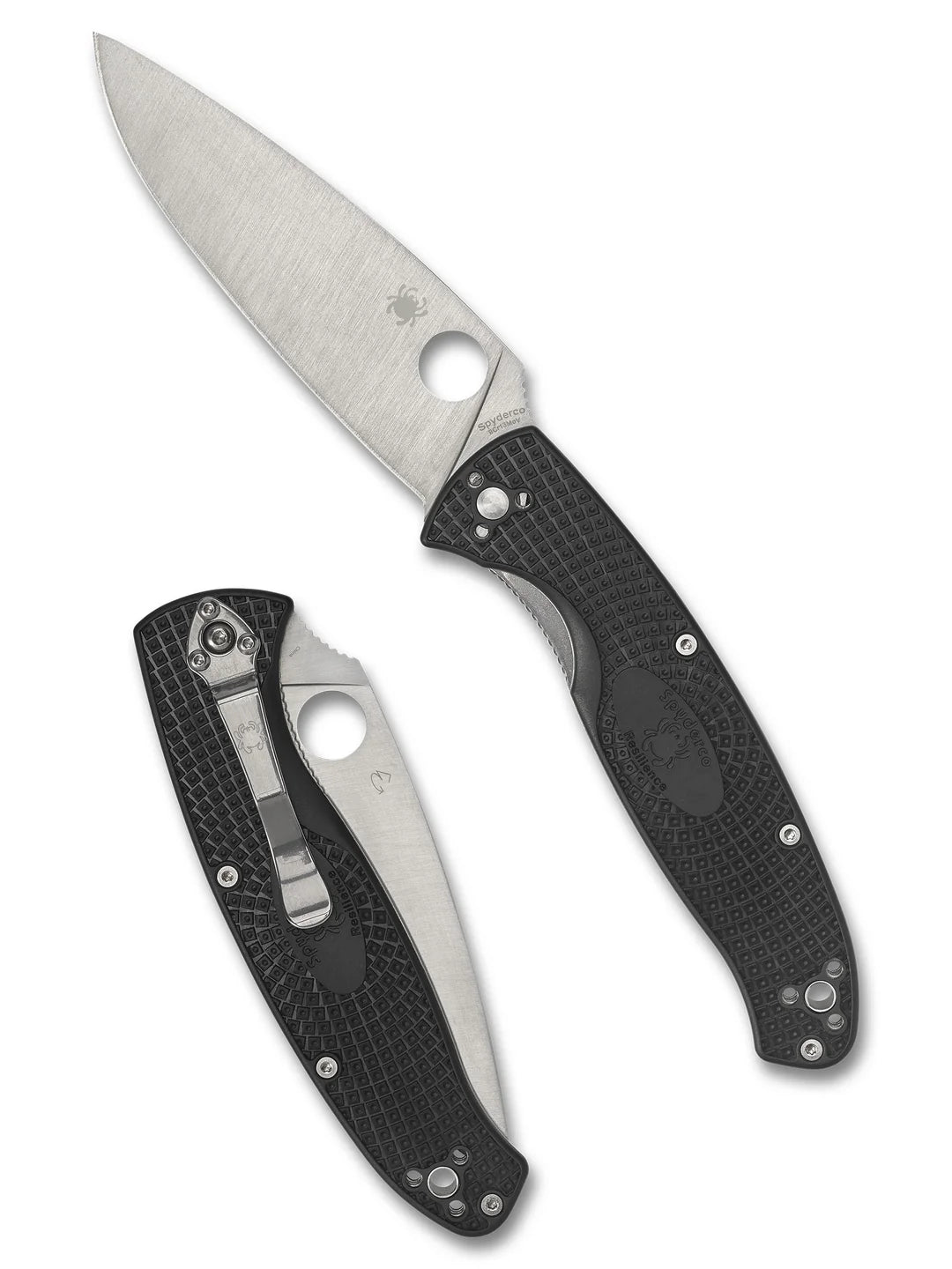 C142PBK - Spyderco Resilience Lightweight Plainedge