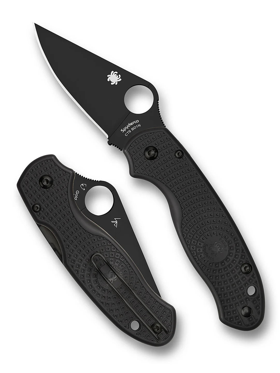 C223GPBK Spyderco Para 3 G-10 Black Blade Plainedge