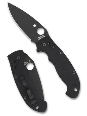 C95GPBBK2 - Spyderco Manix 2 XL Black Blade Plainedge