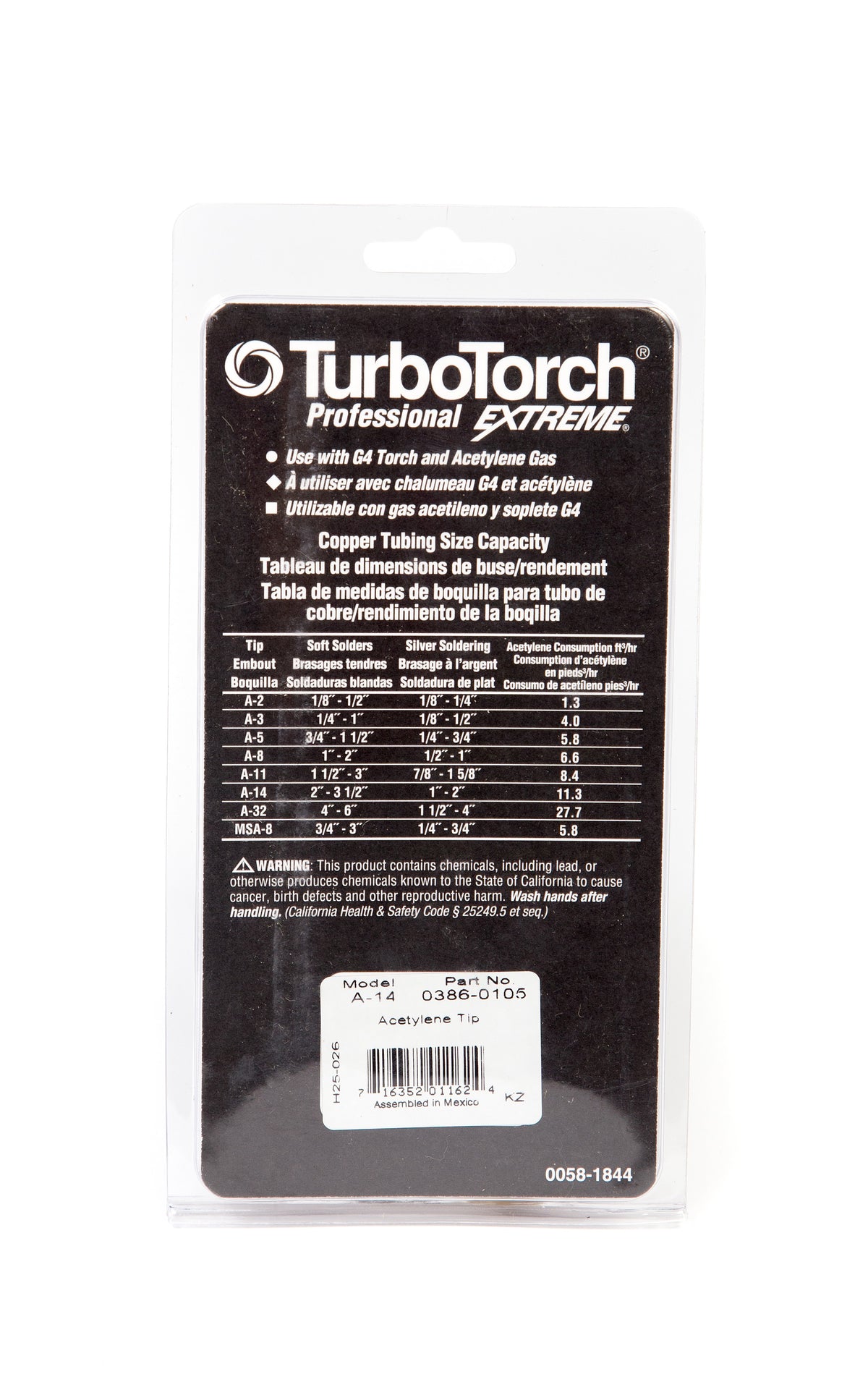 TurboTorch A-14 Extreme Air Acetylene Tips 0386-0105