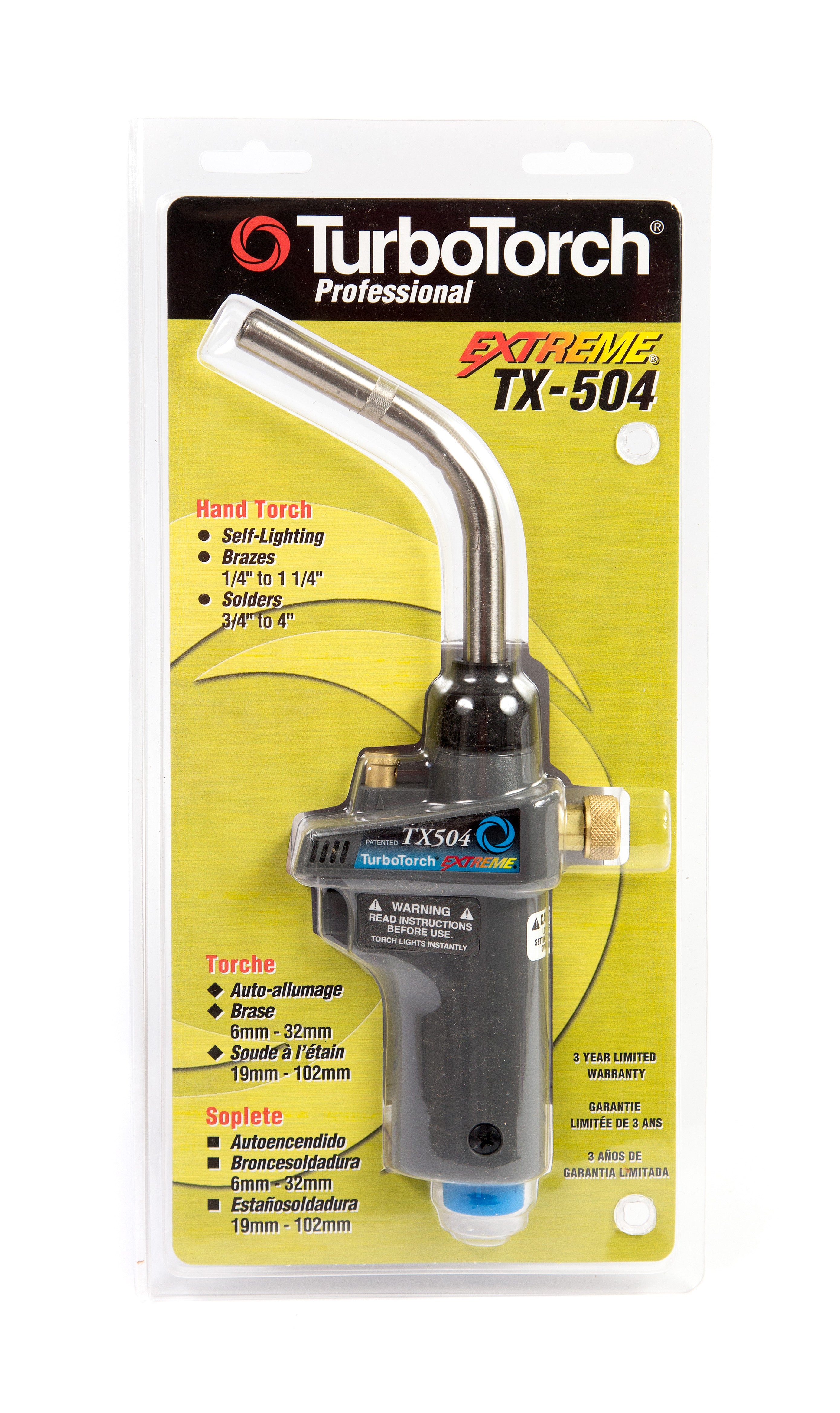 TurboTorch TX504 Extreme Hand Torch Self Lighting Tip 0386-1293