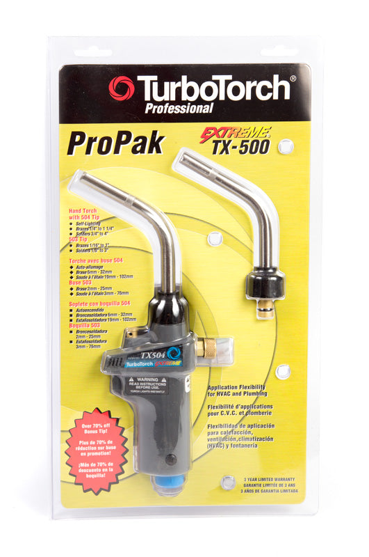 TurboTorch TX500 Extreme Hand Torch Self Lighting Tip 0386-1299