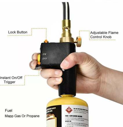9000 Hand Torch Self Lighting